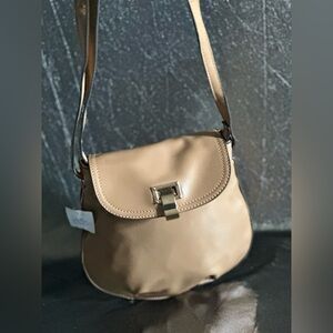 Elegant Tan Shoulder Crossbody Bag